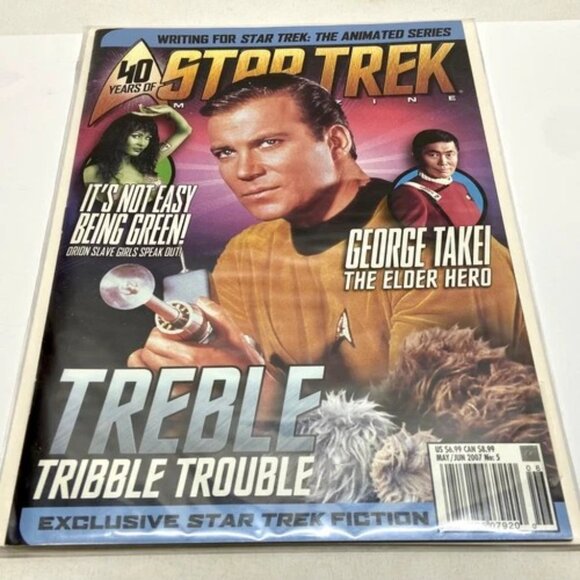 Star Trek Magazine #5 William Shatner Captain Kirk 40 Years Tribbles June 2007 - Picture 9 of 9